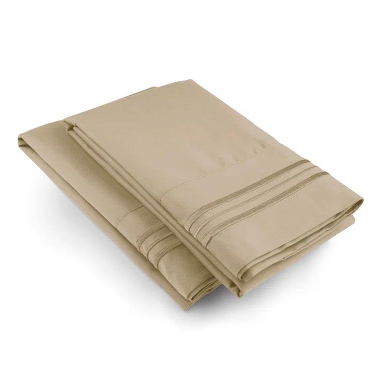 CGK Linens Hotel Quality Microfiber Pillowcase Covers (Set of 2)