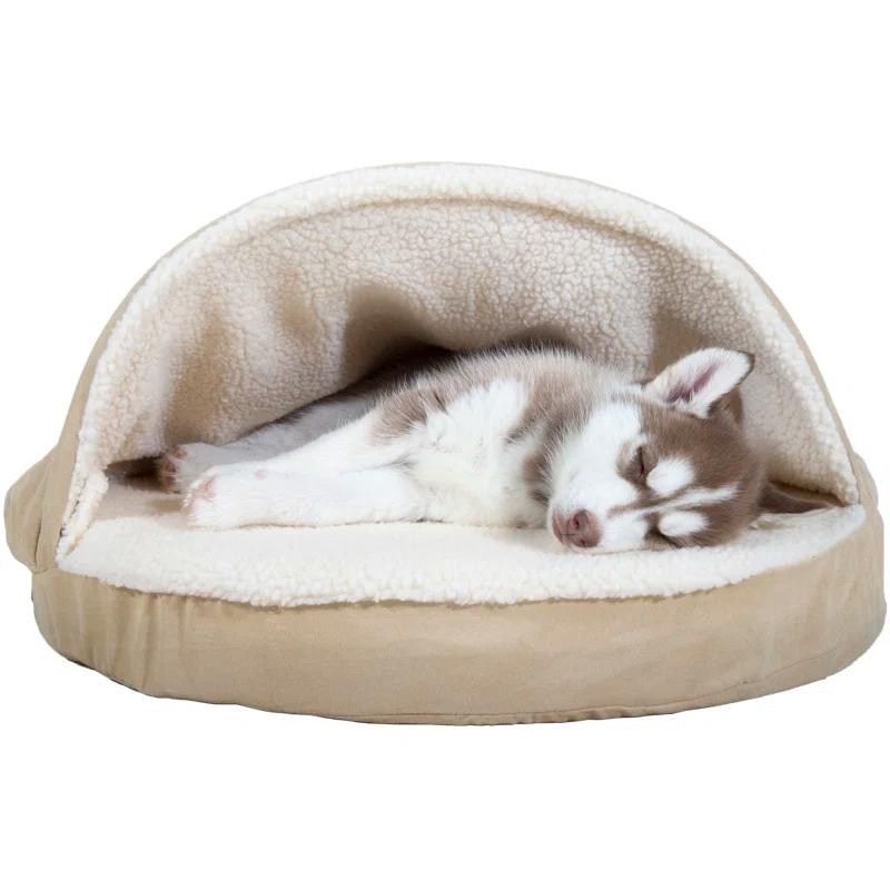 Wave Fur & Velvet Snuggery Memory Top Foam Dog Bed