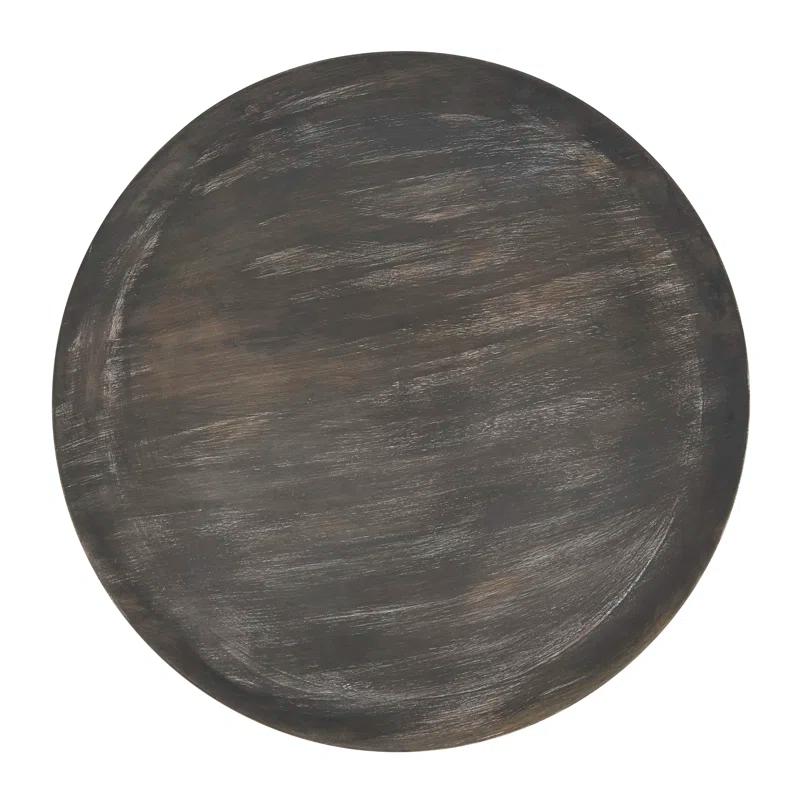Sousplat Collection Mango Wood No Pattern Charger (Set of 4)