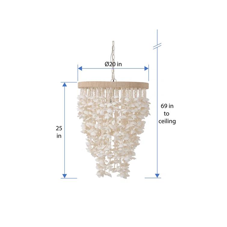 Highland Dunes Morro 1 - Light Unique/Statement Pendant