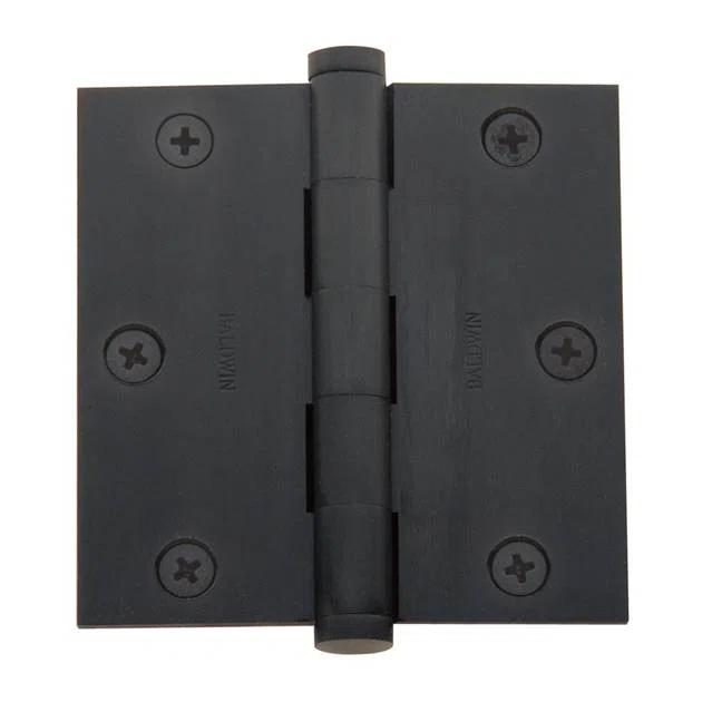 Baldwin 3.5" H x 3.5" W Butt Bearing Single Door Hinge