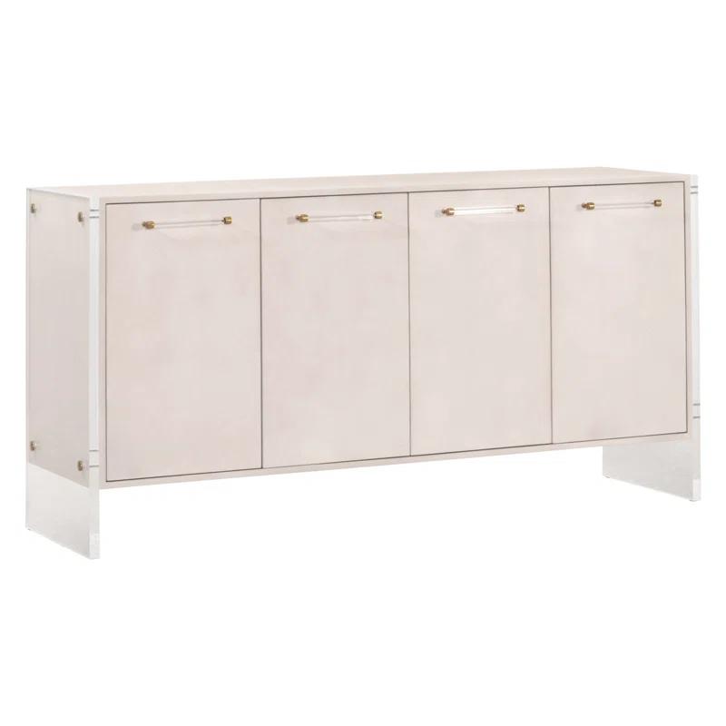 Gracie Oaks Braedawn Sonia Shagreen Media Sideboard