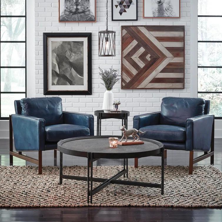 Classic Home Chad Leather Armchair