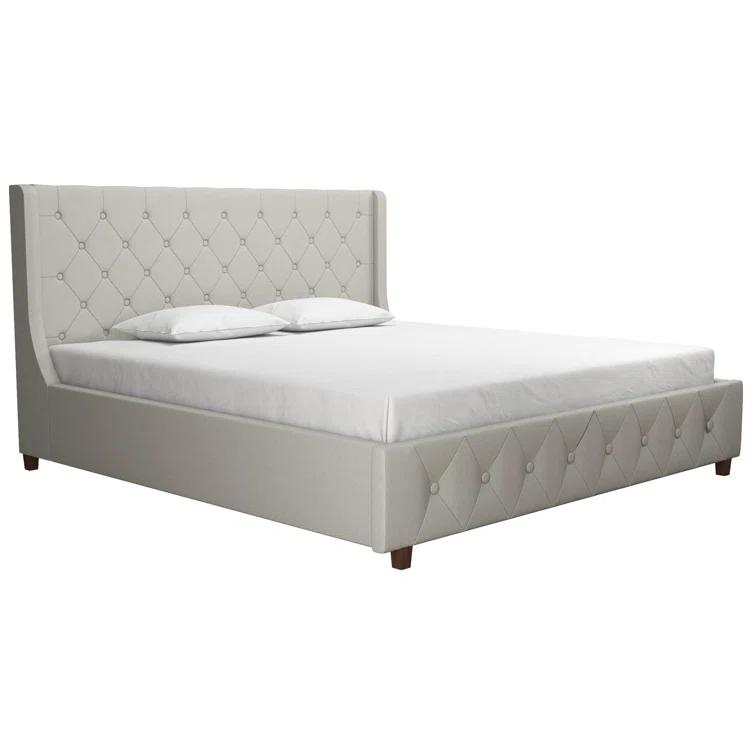 CosmoLiving by Cosmopolitan Mercer Tufted Upholstered Platform Bed