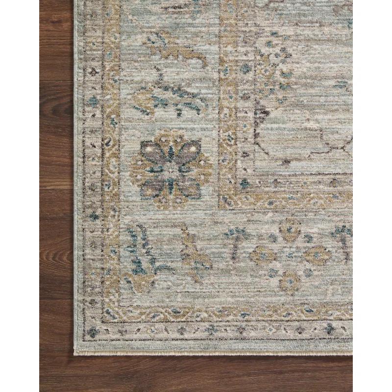 Magnolia Home by Joanna Gaines x Loloi Magnolia Home By Joanna Gaines X Loloi Millie Sky / Gold Area Rug