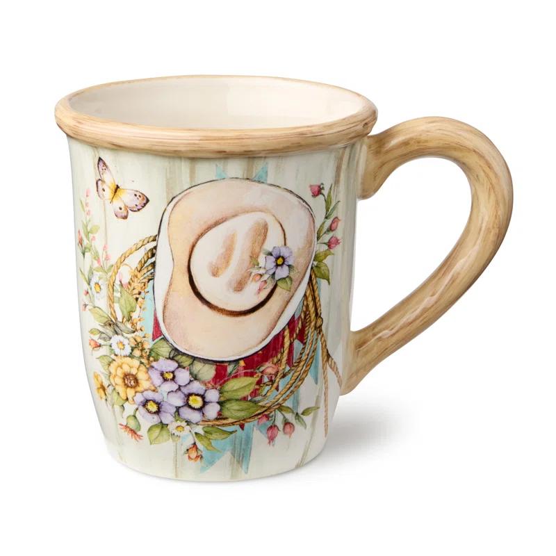 Certified International Rosewood Set of 4 Mug 14 oz. 4 asst.