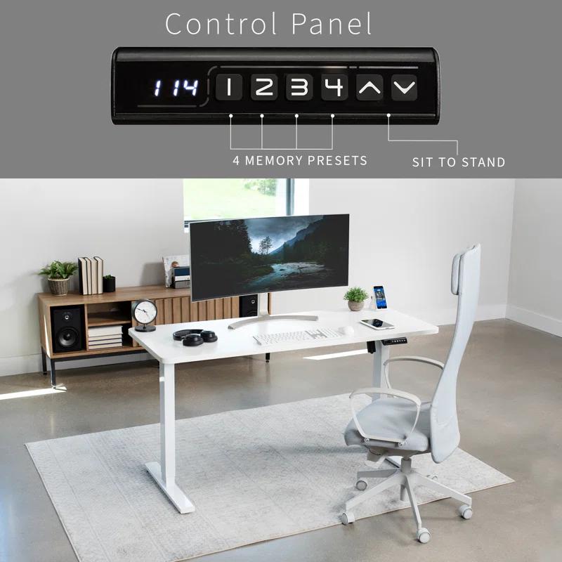 Vivo VIVO Single Motor Electric Desk with Push Button Memory Controller