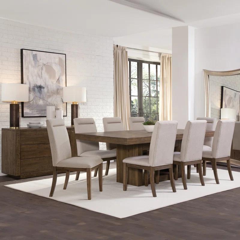 Latitude Run® Kameah Extendable Solid Wood Base Dining Table