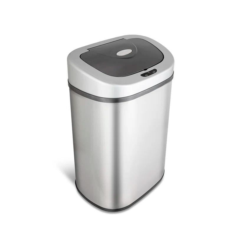 NineStars Nine Stars 21 Gallon Stainless Steel Motion Sensor Trash Can