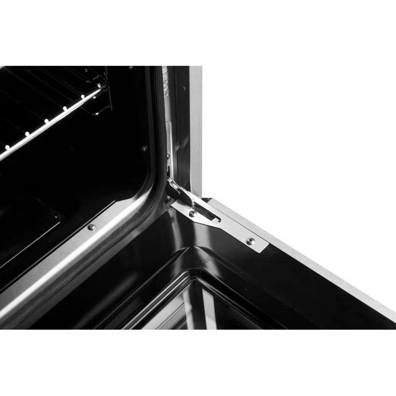 Forno Marco 36-Inch Dual Fuel Range Stainless Steel, 6 Burners, 5.36 cu.ft. True Conve FFSGS6197-36