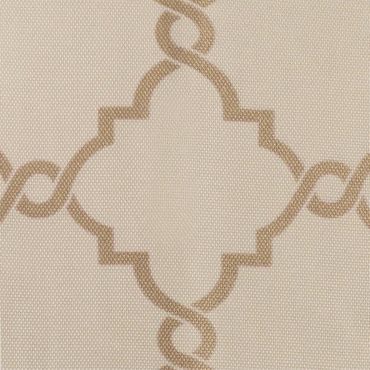 Madison Park Saratoga Fretwork Print Grommet Top Single Window Valance