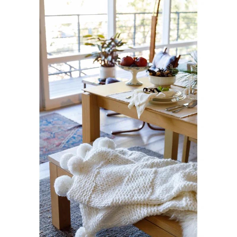 Oulu Throw by Pom Pom At Home - Forest