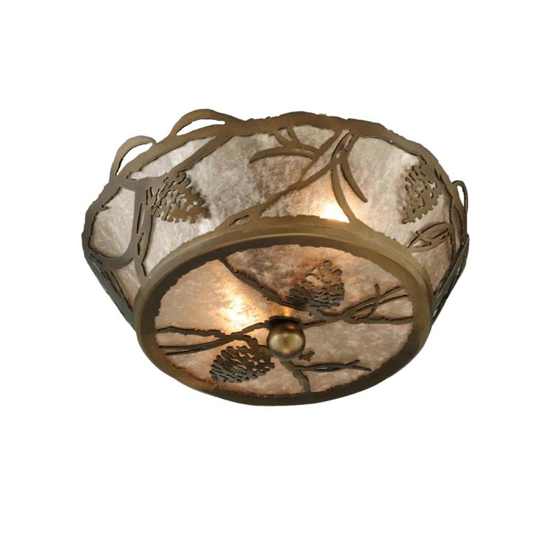 Mica Semi Flush Mount