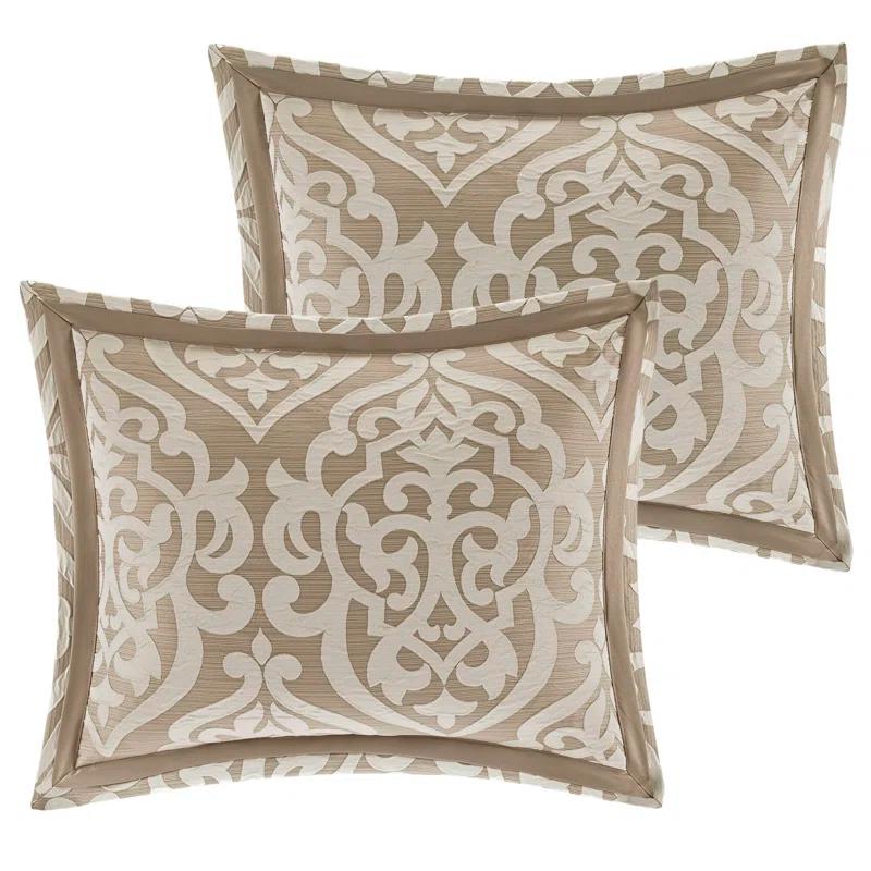 Madison Park Odette Jacquard 8 Piece Comforter Set