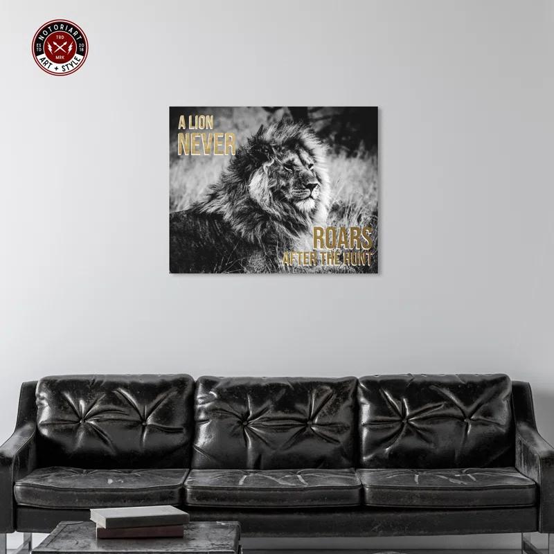 Notori Art Success Is Silent Canvas Motivational Quotes Print By Notoriart