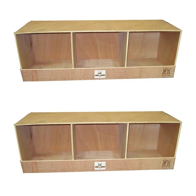 Rugged Ranch Plywood Nesting Boxes (Set of 2)