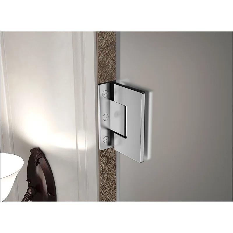 Aston SDR985F-CH-48-10 Nautis 72" H Hinged Frameless Shower Door