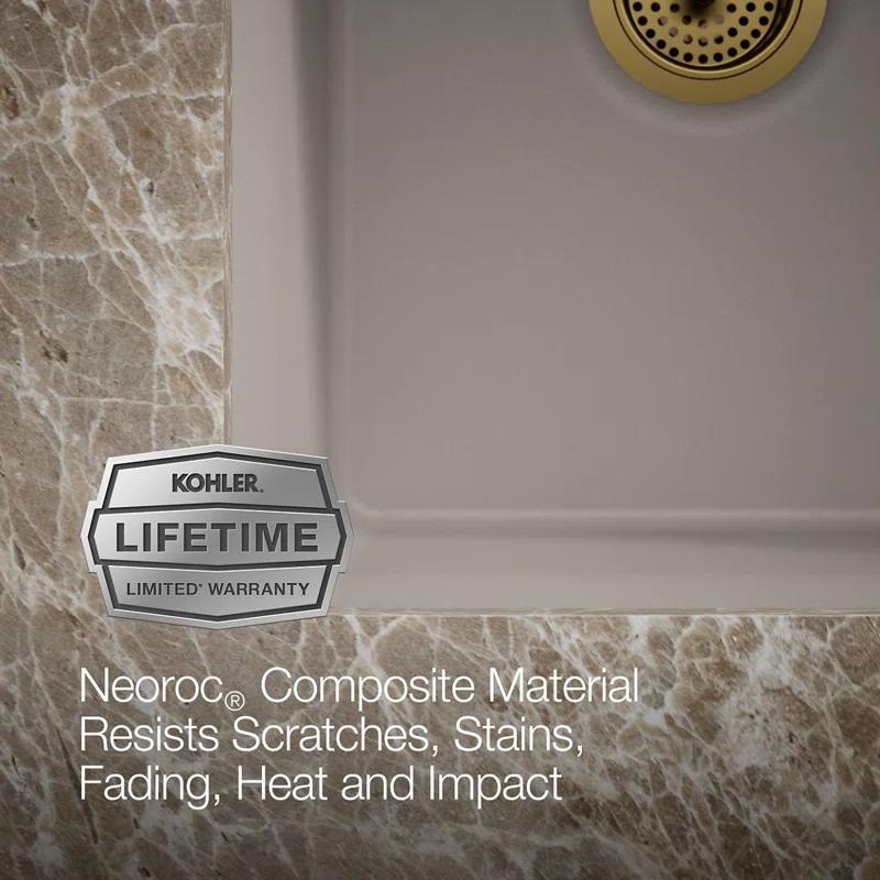 Cairn® 34" L x 18" W Under-Mount Double-Equal Kitchen Sink