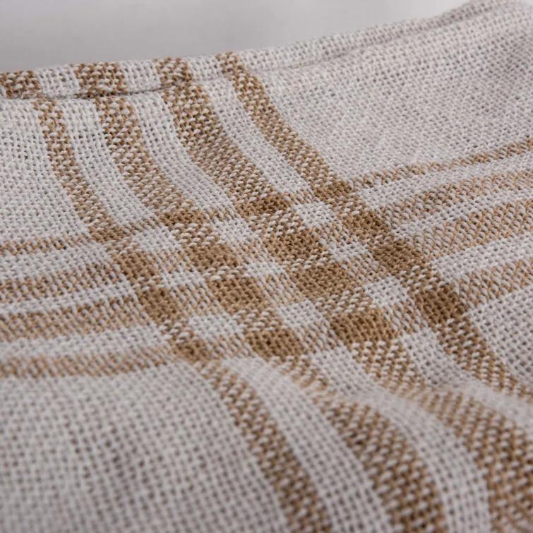 HomeRoots Brown Woven 100% Poly Pet Throw Blanket