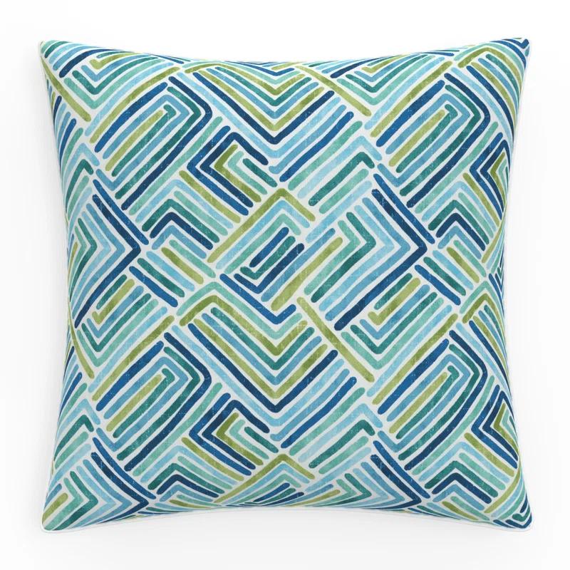 Pillow Perfect Pillow Perfect Geometric Indoor/Outdoor Accent Throw Pillow
