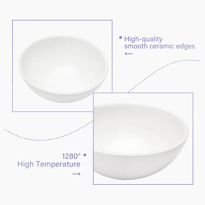 Wenty Wenty 13'' Ceramic Circular Bathroom Sink WFYUKI5855A