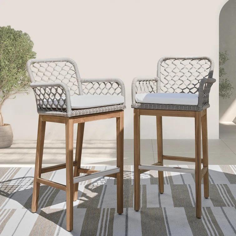 Katina Indoor / Outdoor Bar Stool - Gray
