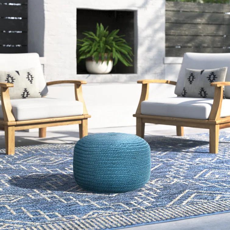 Dalenna Round Outdoor Ottoman
