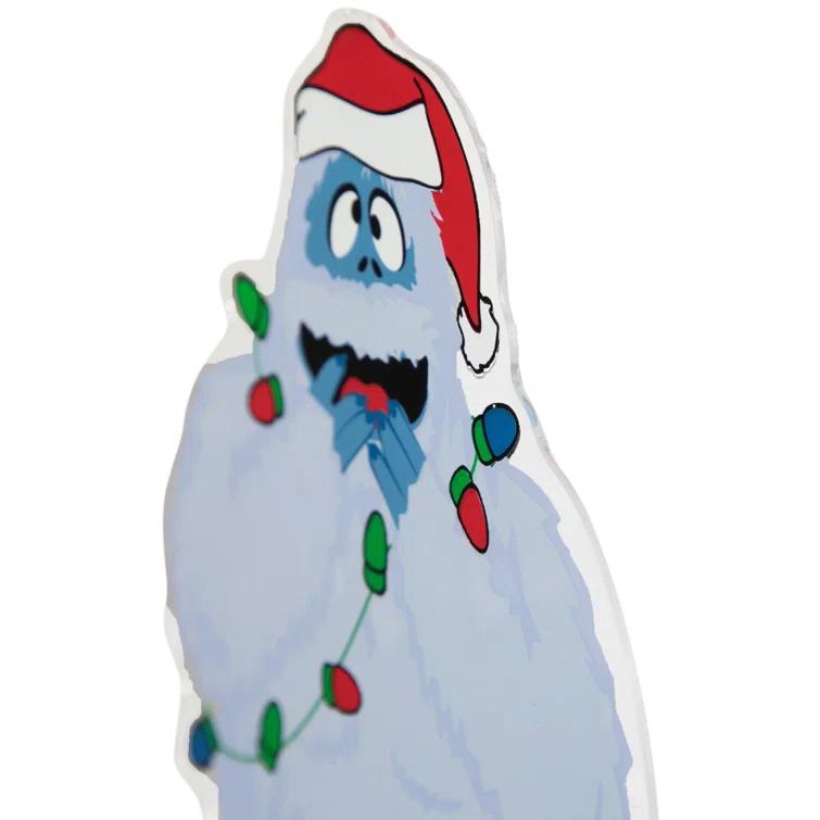 Northlight Seasonal Bumble Wrapped In Lights Double Sided Christmas Window Cling Decoration