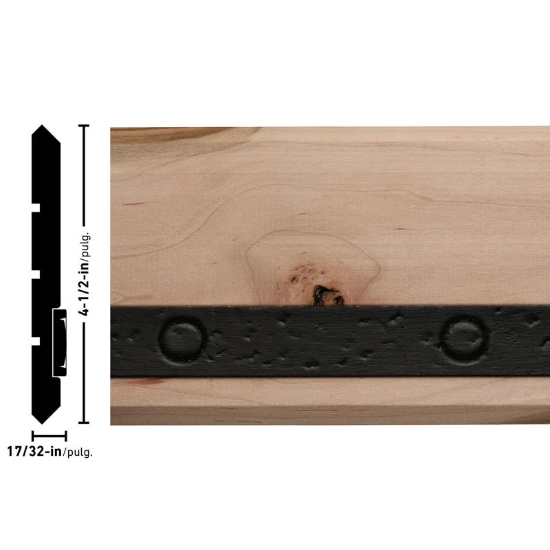 4.5'' H x 96'' W x 0.54'' D Wood Crown