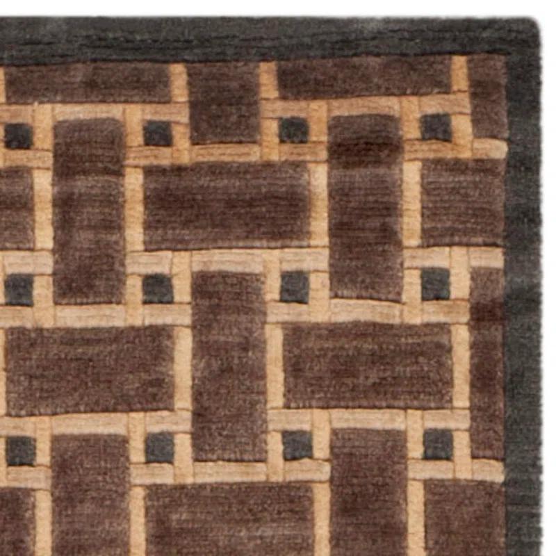 Safavieh Tibetan Hand Knotted Wool Pile Geometric Rug
