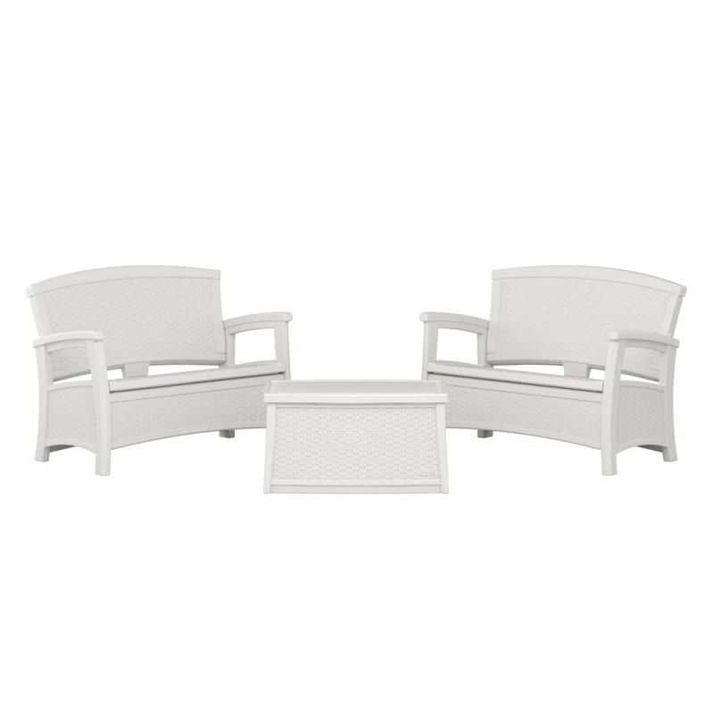 Suncast Elements 47'' Resin Outdoor Loveseat
