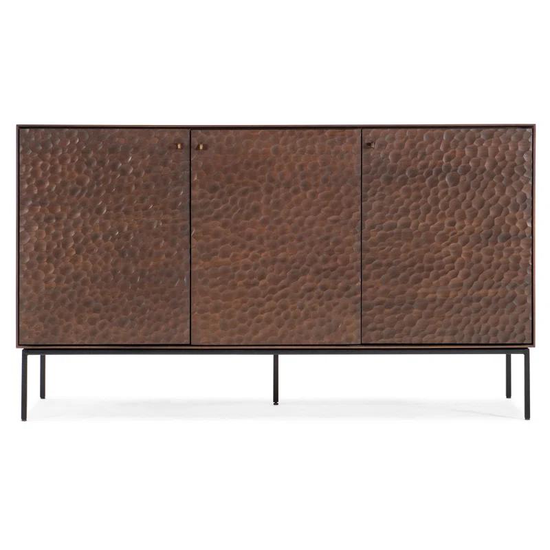 Hooker Furniture Arun 3 Door Carved Sideboard