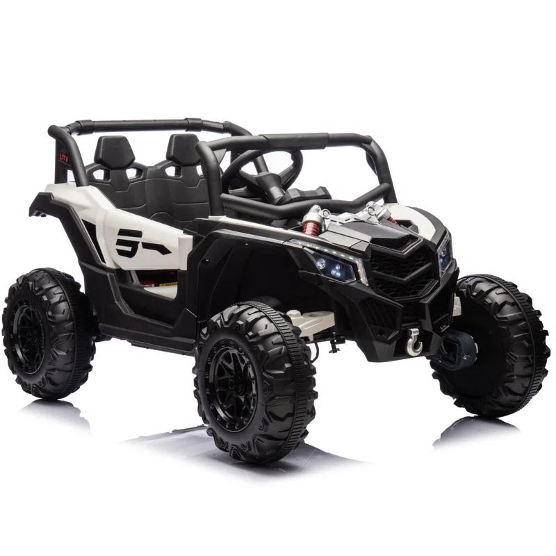 Anrli 24V 4WD Kids Electric UTV w/ Remote Control, Large Seat & 3 Speeds (Ages 3-8)
