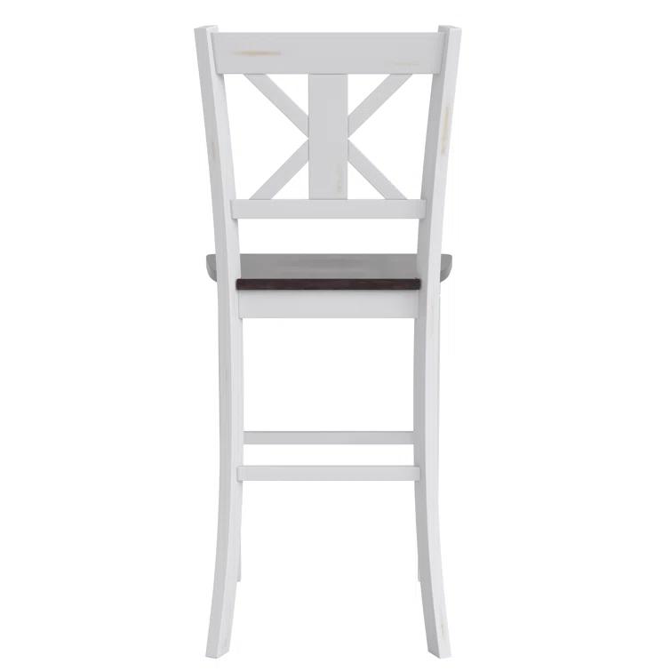 Taylor & Logan Bakersville Solid Wood Counter Stool (Set of 2)