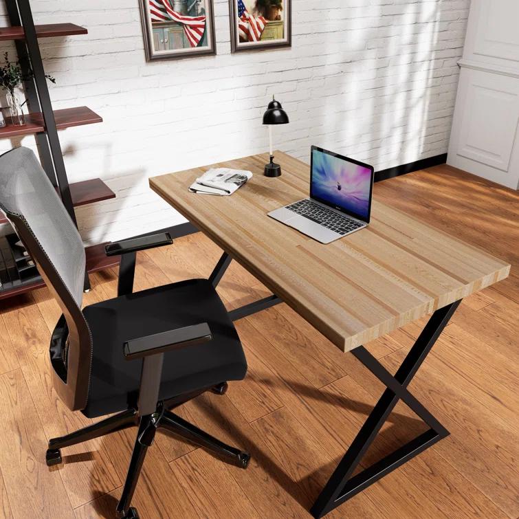 CONSDAN 25'' W Solid Wood Rectangular Square Edge Table Top
