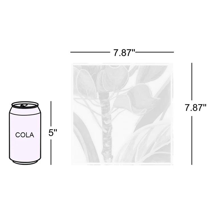 Bond Tile Angela Harris Native 8" x 8" Beveled Porcelain Singular Floor Use Tile