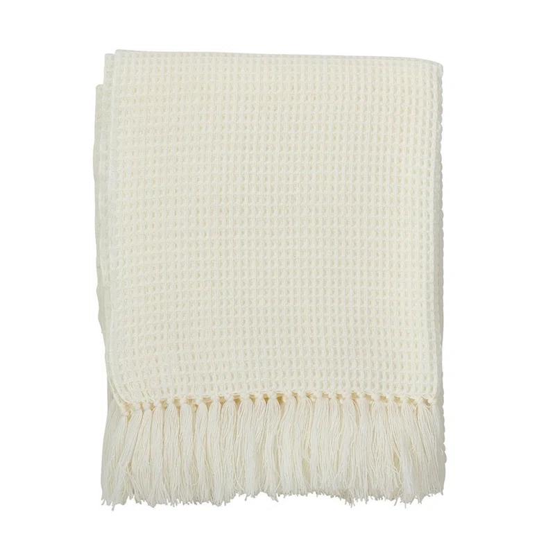 Saro Sevan Collection Hand Woven Throw Blanket