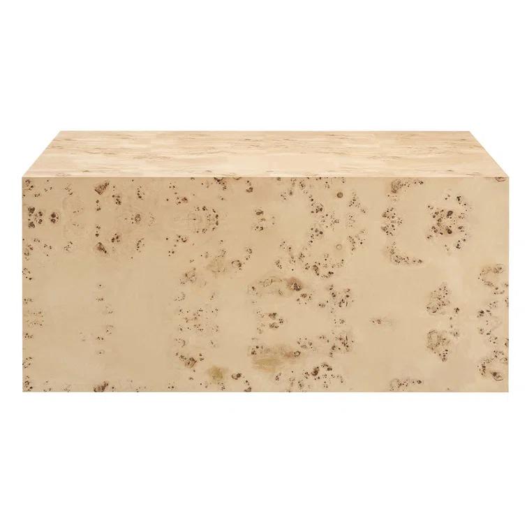 Modway Modway Cosmos 36" Square Burl Wood Coffee Table