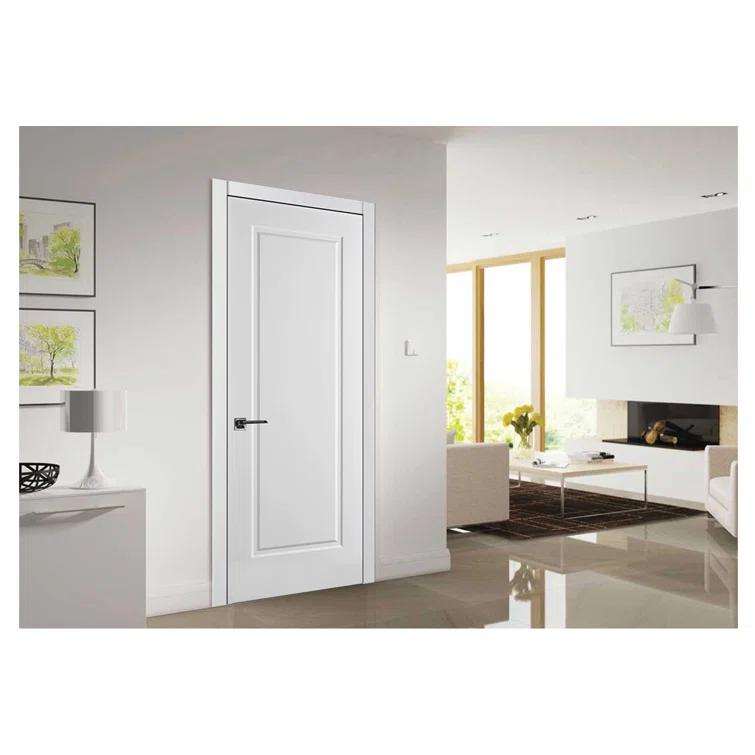 Nova Hardware 1-Panel Soft White Laminated Traditional Interior Door Slab Only