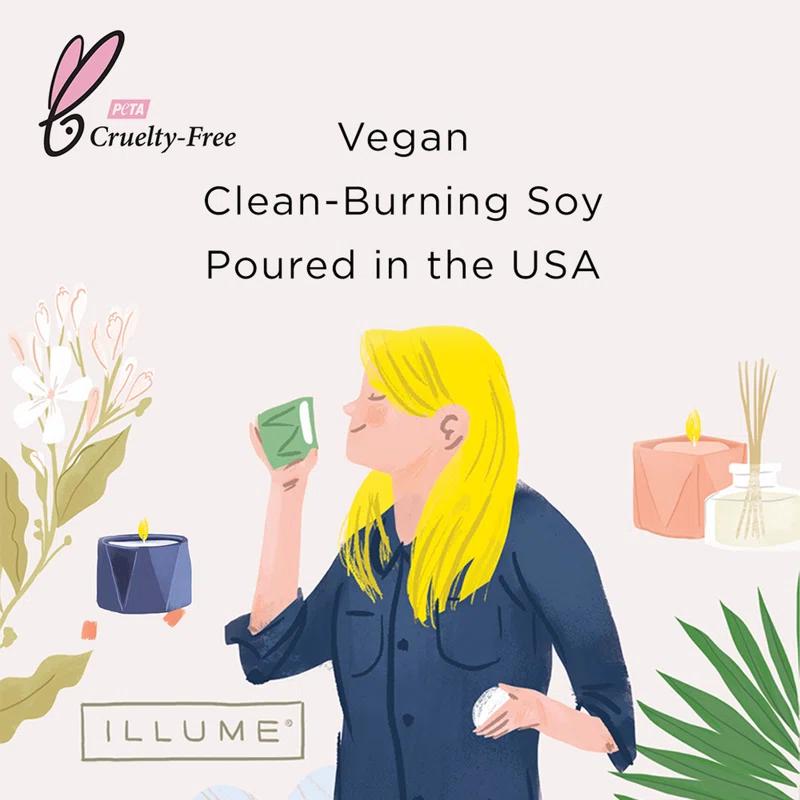 ILLUME Go Be Lovely Coconut Milk Mango Flourish Glass