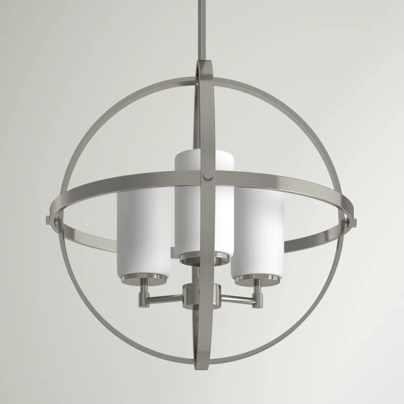 Willa Arlo™ Interiors Evenson 3 - Light Dimmable Globe Chandelier