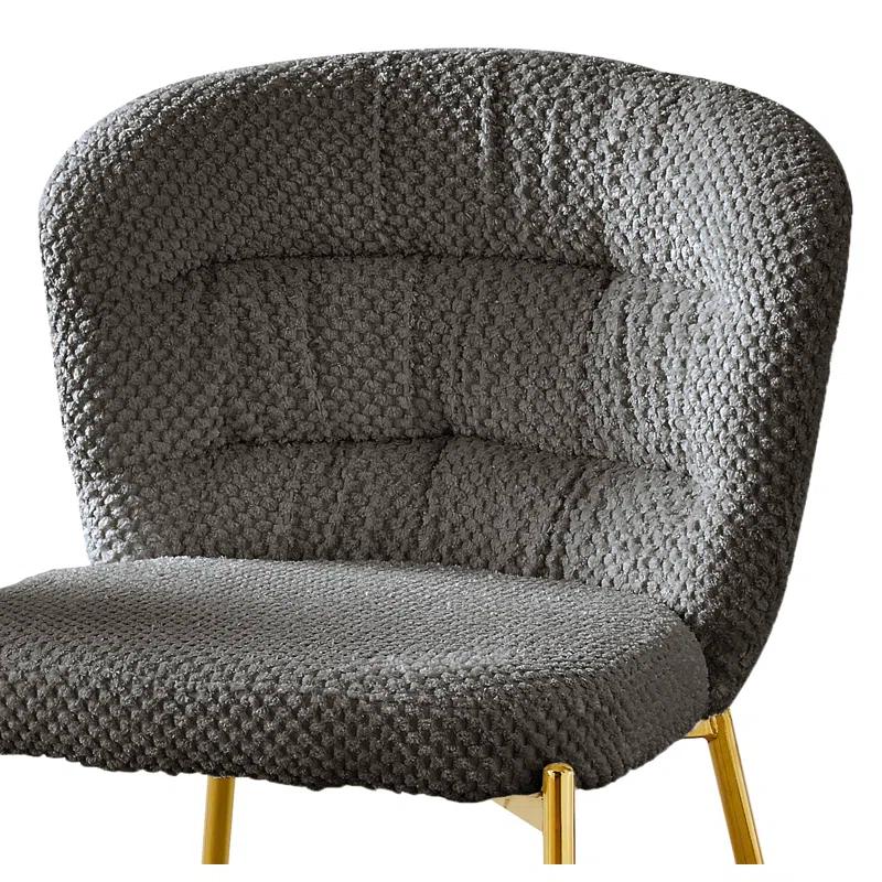 Mercer41 Rectangular Tempered Glass Dining Set With Comfy Chairs