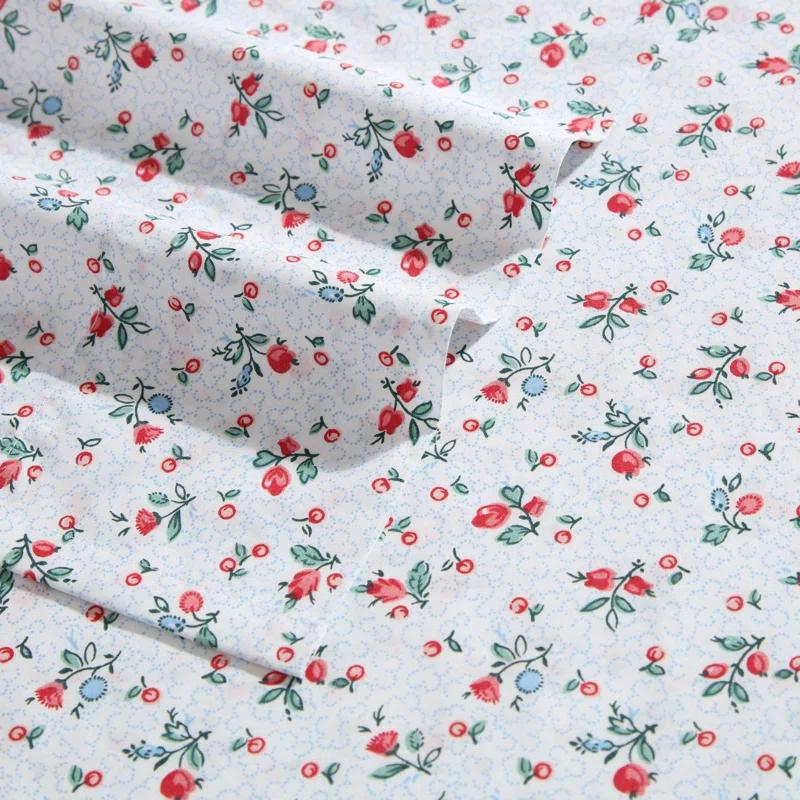 Laura Ashley Laura Ashley Printed Cotton Percale Sheet Set