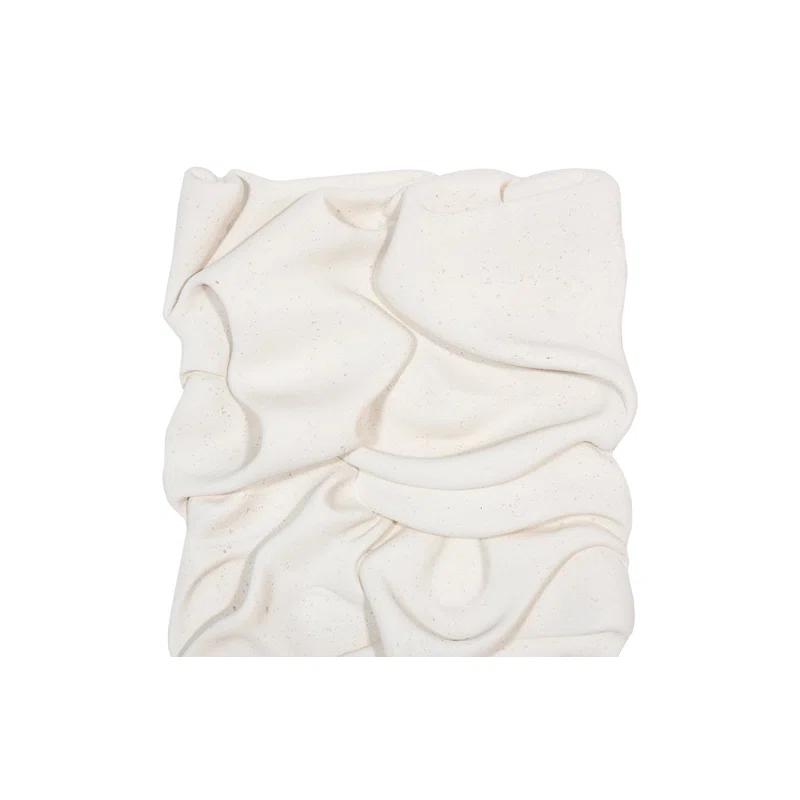 Phillips Collection Drape Runner Wall Art, White Stone