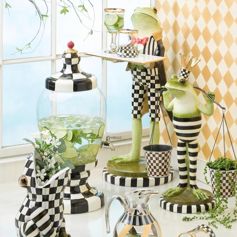 MacKenzie-Childs Fergal the Frog Butler Figurine/Sculpture