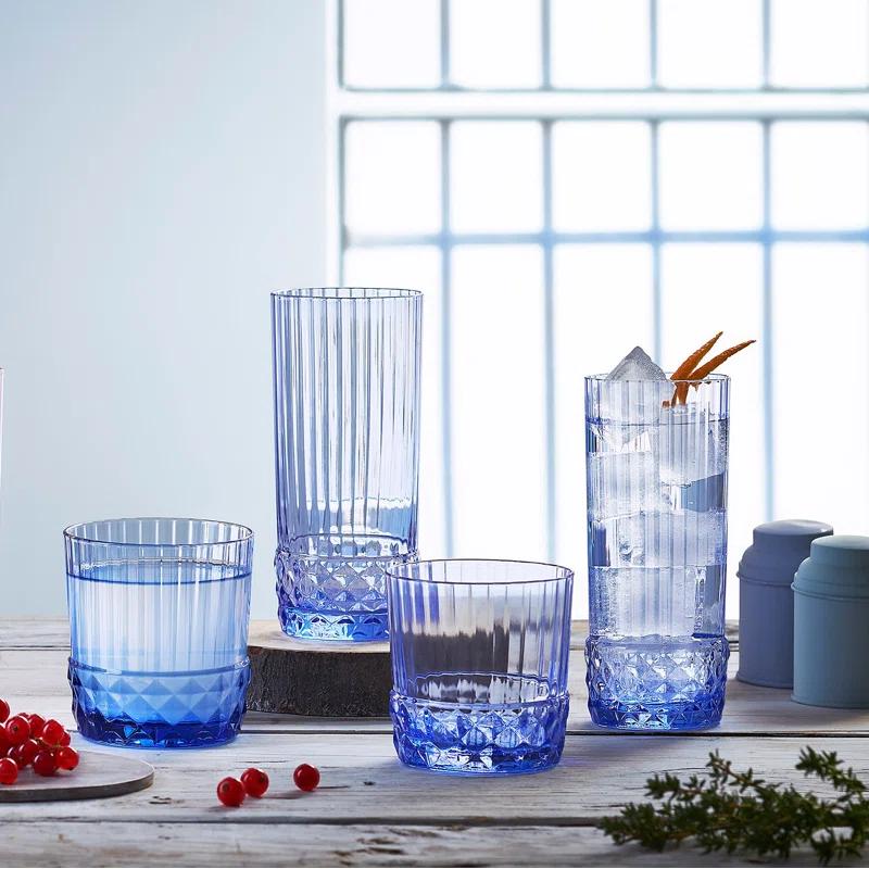 Bormioli Rocco Bormioli Rocco America '20s 6 - Piece 16.25oz. Glass Highball Glass Set (Set of 6)