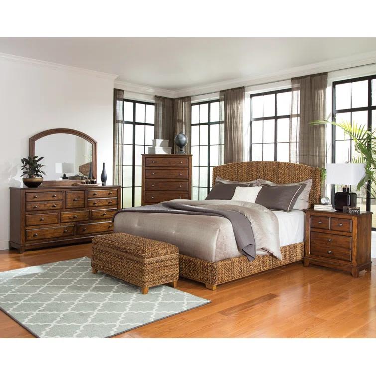 Arleen Rattan Bed