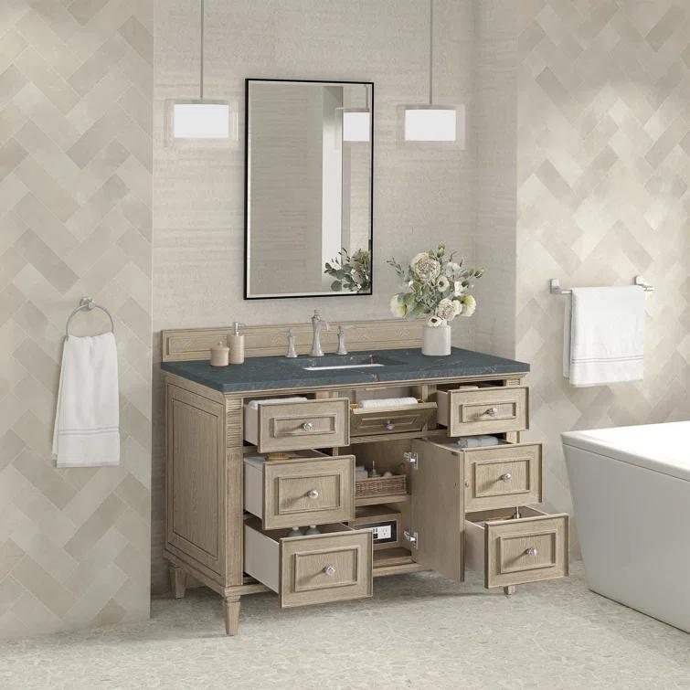 James Martin Vanities Lorelai 48'' Single Bathroom Vanity with Top