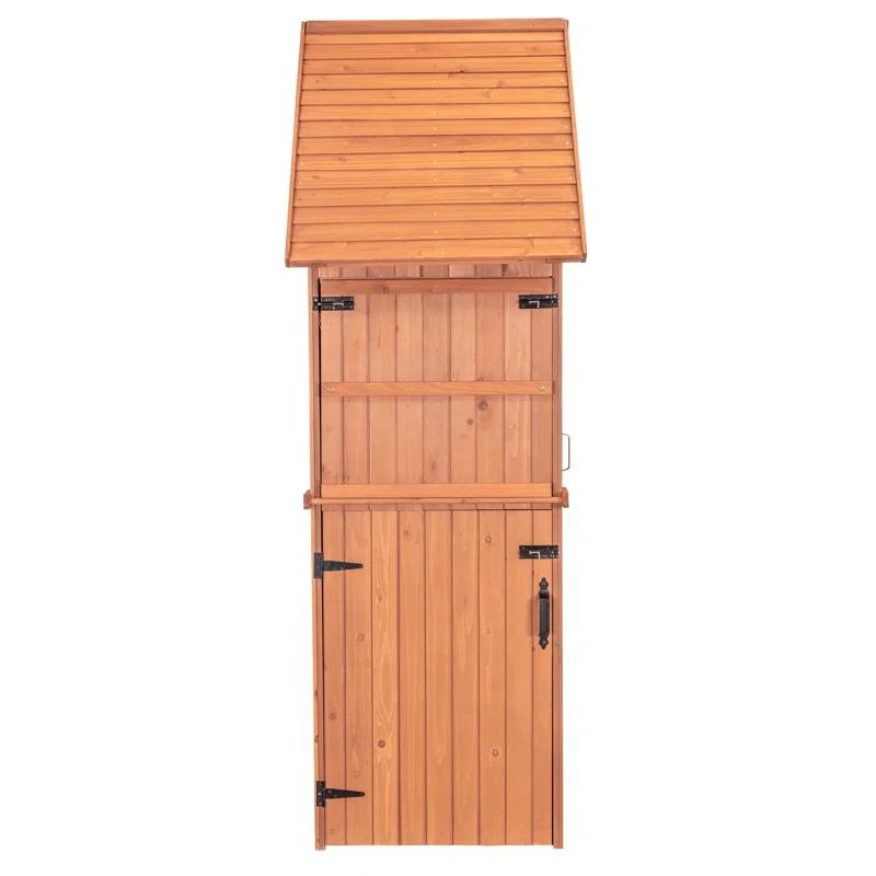 Leisure Season 4 ft. W x 2.5 ft. D Solid Wood Lean-To Storage Shed