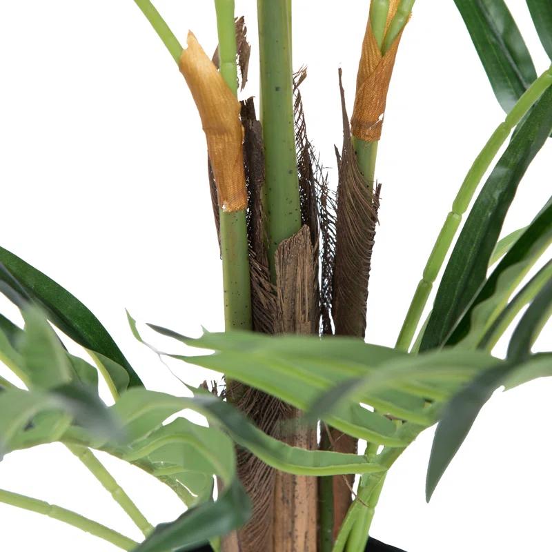 Birch Lane™ Madie 70" Artificial Potted Fern Palm Real Touch Leaves